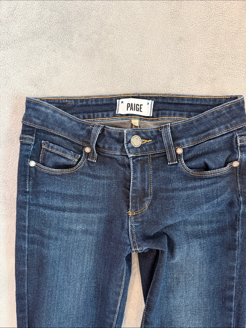 PAIGE Women's Indigo Ankle Zip Skinny Jeans
